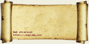 Nikolina Jakupi vizit kartica